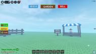 The Summer Seed Merchant appears next to the Seed Shop (Image via Roblox)